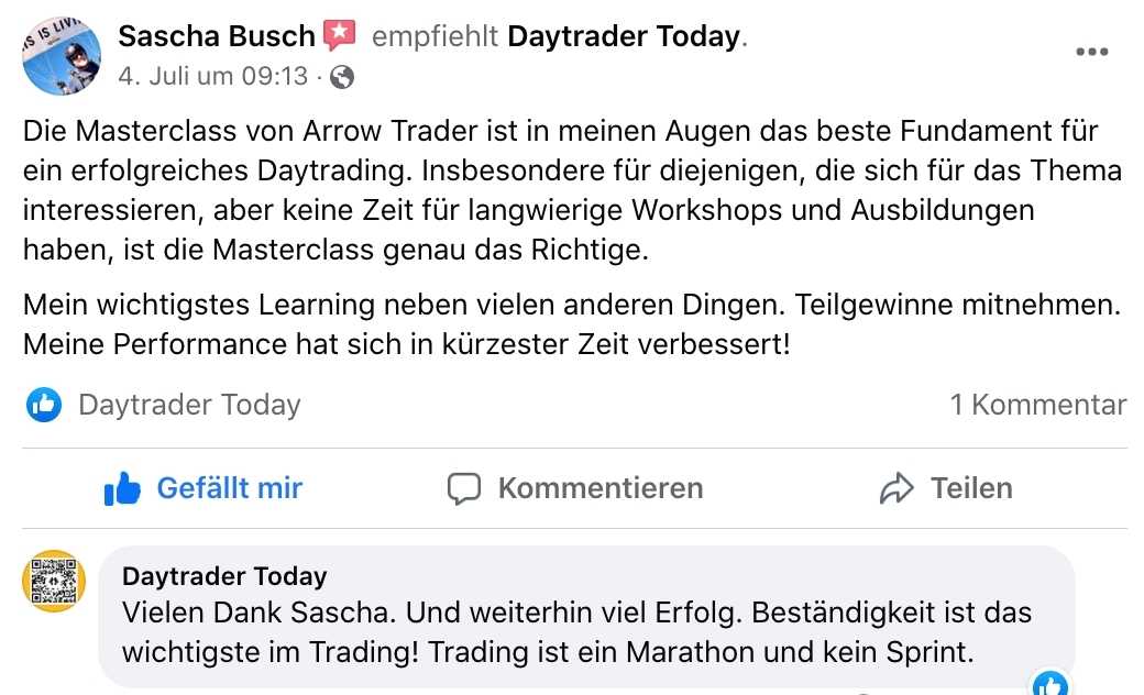 daytrader today erfahrungen facebook review sascha
